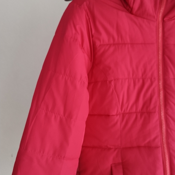 New Abercrombie & Fitch : Hot pink puffer jacket - Picture 10 of 13